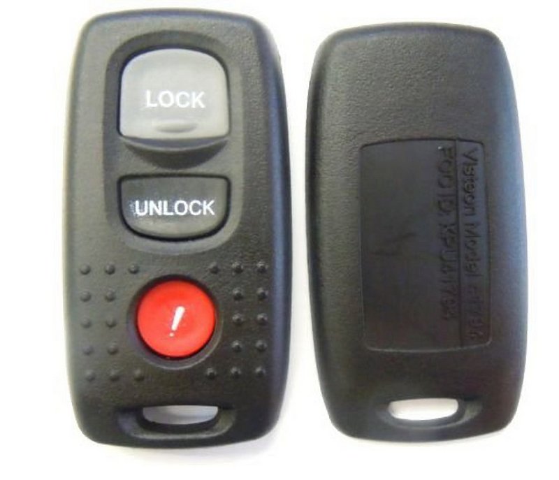 fits FCC IDs KPU41846 KPU41704 KPU41794 KPU41706 3 Buttons RemoteOverstock Key Fob SHELL for Mazda Keyless Entry Remote Case Cover