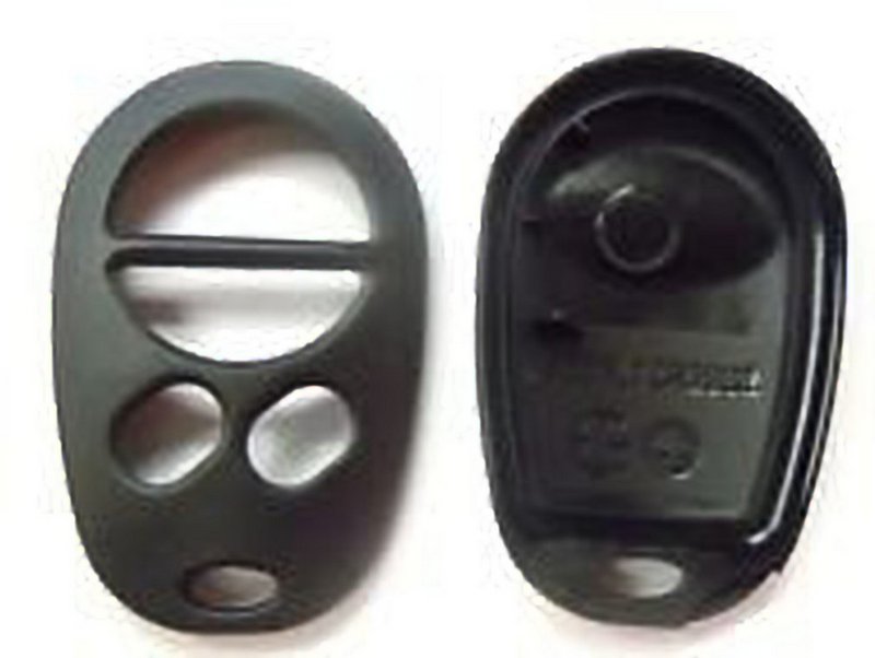 OEM Replacement Case Shell for key fob fits Toyota 4 Button Power Door FCC ID GQ43VT20T Minivan Mini Van Opener Keyless Remote Entry Clicker Transmitter Keyfob  Vehicle Control Beeper