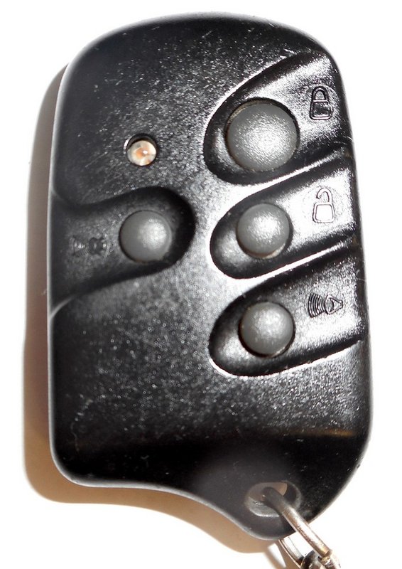 Road Rage Micro keyless remote car starter key fob transmitter control aftermarket 4 button Red