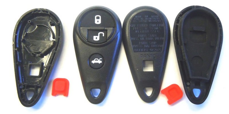 New Replacement Shell Case Button Pad For Subaru 4 Button