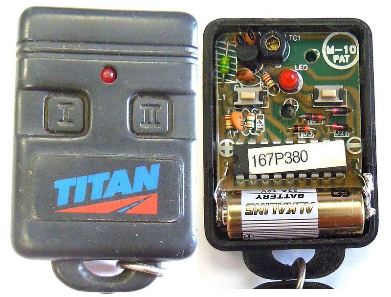 Titan XR keyless remote entry M 10 PAT car starter key fob control
