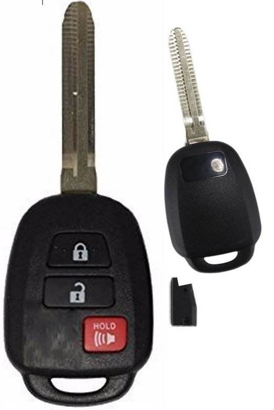 Car Key Fob Keyless Transponder H Chip Ignition For 2016 2017 Toyota Tacoma 