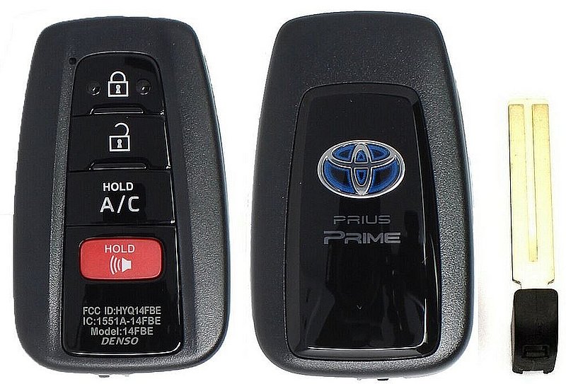 Toyota Prius Prime keyless remote FCC ID HYQ14FBE smart key fob