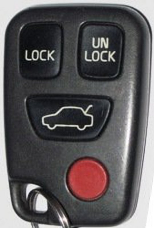 OEM Electronic 4-Button Key Fob Remote Compatible With Volvo FCC ID: HYQ1512J, P/N: 9166200