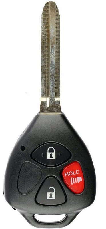 2011 Toyota Yaris Key Fob (FCC ID: MOZB41TG) New G chip 3btn MOZB41TG 122Tgo (Toyota)