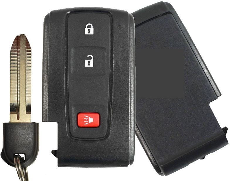 2009 Toyota Prius Key Fob (FCC ID: MOZB21TG Black Logo (Original Remote Had BLACK Toyota Logo On Back!
If your vehicle uses the silver logo, this remote WILL NOT WORK!)This is a Brand New Type: BLACK Logo
Insert to Start (Please NOTE: Black Logo Not on New (Black Logo) Non-Logo 120Ablo (Toyota)