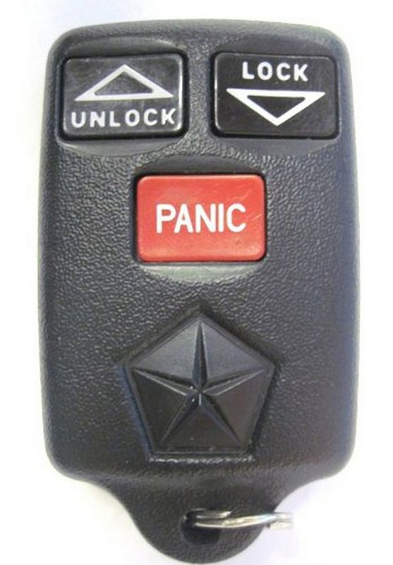 Dodge key fob FCC ID GQ43VT7T keyless entry remote 4686076 4686366 car keyfob control clicker beeper transmitter DOC (CAN) ISC 1470 K161 Pre-Owned Dodge 025DGpo (Dodge)