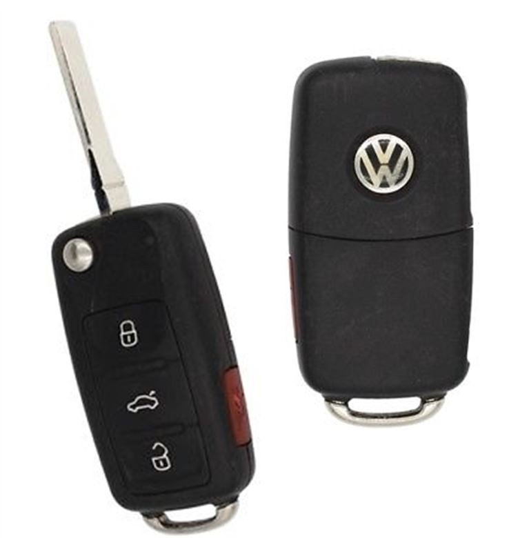 2014 Volkswagen Vw New Beetle Key Fob (fcc Id: Nbg010206t Or Nbg010180t 