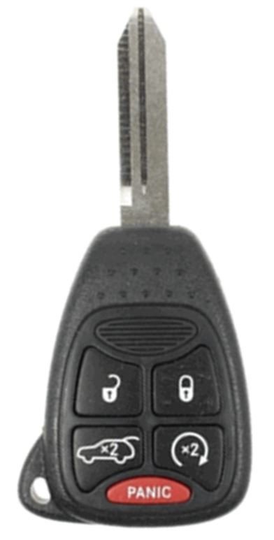 Key fob for Dodge car starter remote keyless entry transmitter control keyfob 68003389AA 68003079AA FCC ID OHT692713AA 68001710AA 68092989AA New fits Dodge DJC22BDGno (Dodge)