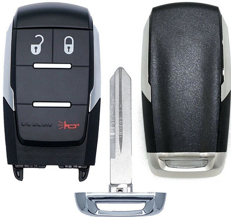 key fob for Dodge Ram Pickup FCC ID GQ4-76T Smart keyless entry remote 68365299 keyfob proximity control transmitter New 3btn 27DG1no (Dodge)