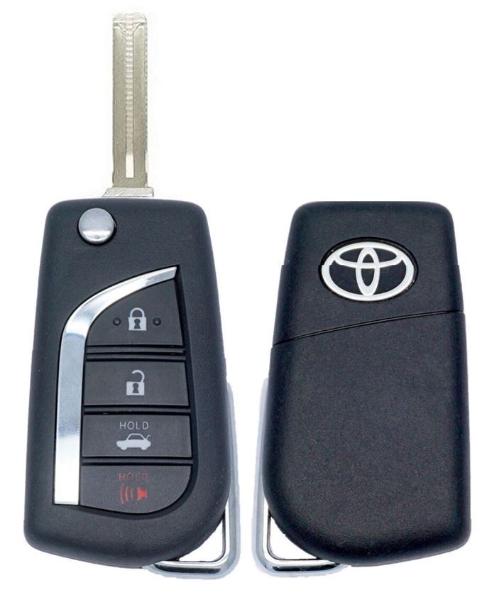 2022 Toyota Corolla Key Fob (FCC ID: HYQ12BGF) Refurbished H Chip 4btn 120ACAMro (Toyota)