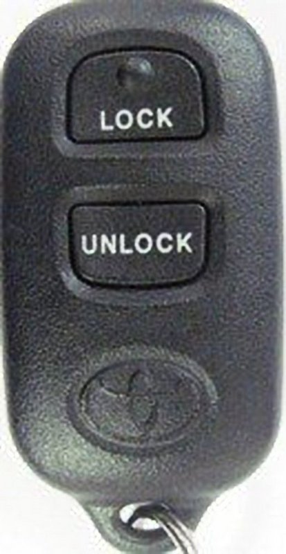 2002 Toyota Solara Key Fob (FCC ID: GQ43VT14T) Pre-Owned 3 button Factory 130po (Toyota)