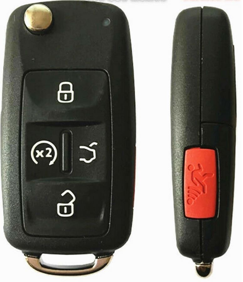 key fob for Volkswagen FCC ID NBG010206T keyless remote flip keyfob car transmitter unlocked control New Unlocked 304Dno (Volkswagen)