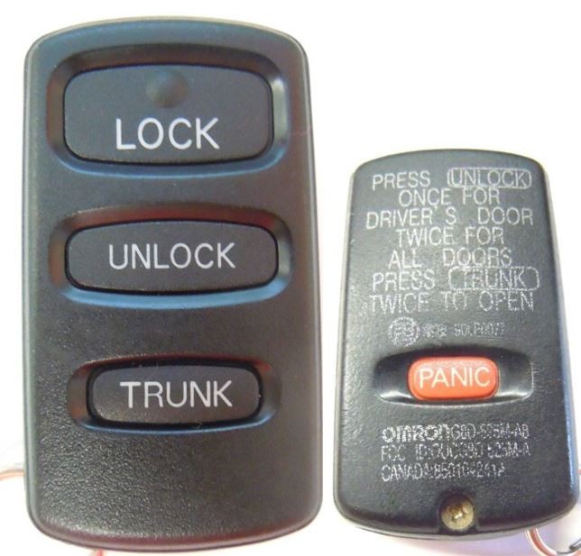 2001 Dodge Stratus keyless remote FCC HYQ12BBA MR587860 car key fob control transmitter HYQI2BBA keyfob Pre-Owned 196BDGpo (Dodge)