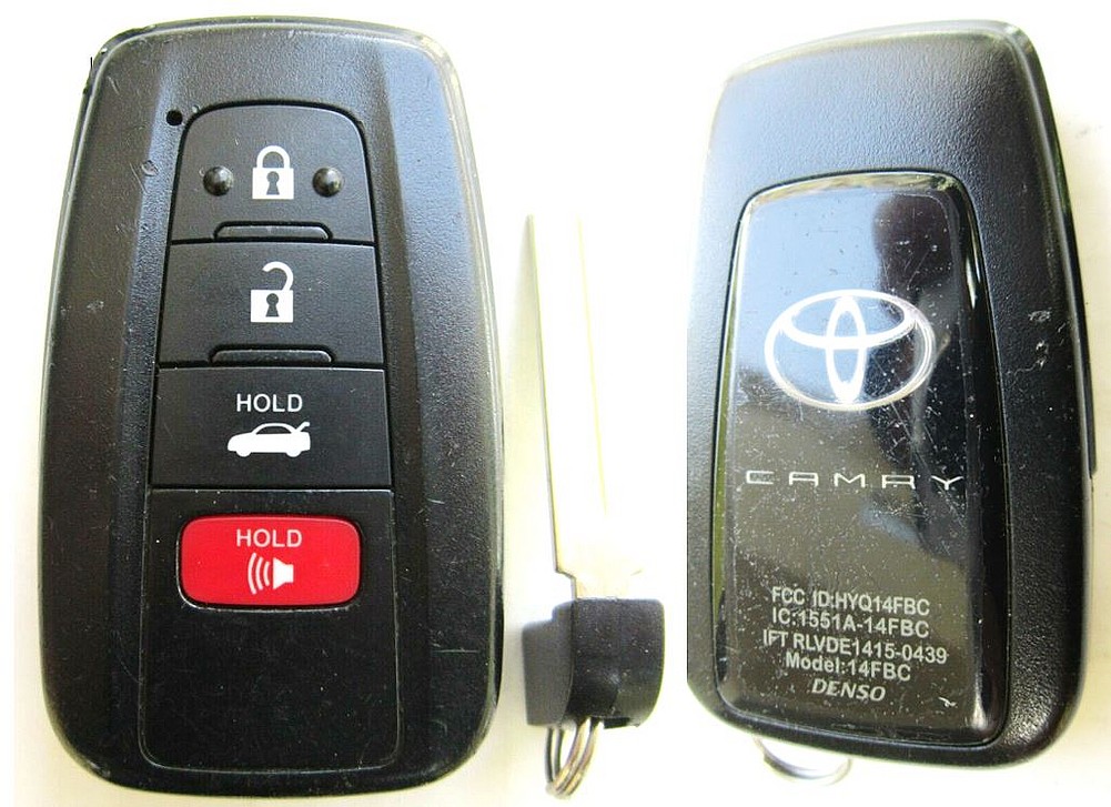 2020 Toyota Camry Key Fob (FCC ID: HYQ14FBC) Unlocked OEM 4d-74 H chip 121AAuo (Toyota)