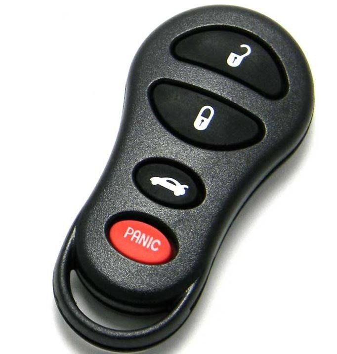 Dodge keyless entry remote FCC ID GQ43VT9T 04759008 car key fob replacement keyfob control transmitter AA AB AC AD AE AF New Dodge 4btn 18dno (Dodge)