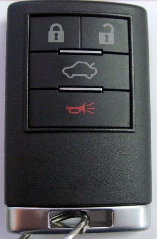 New 2007 2008 2009 2010 2011 2012 2013 2014 Cadillac CTS 4 Button Driver 1 OUC6000066 Keyless