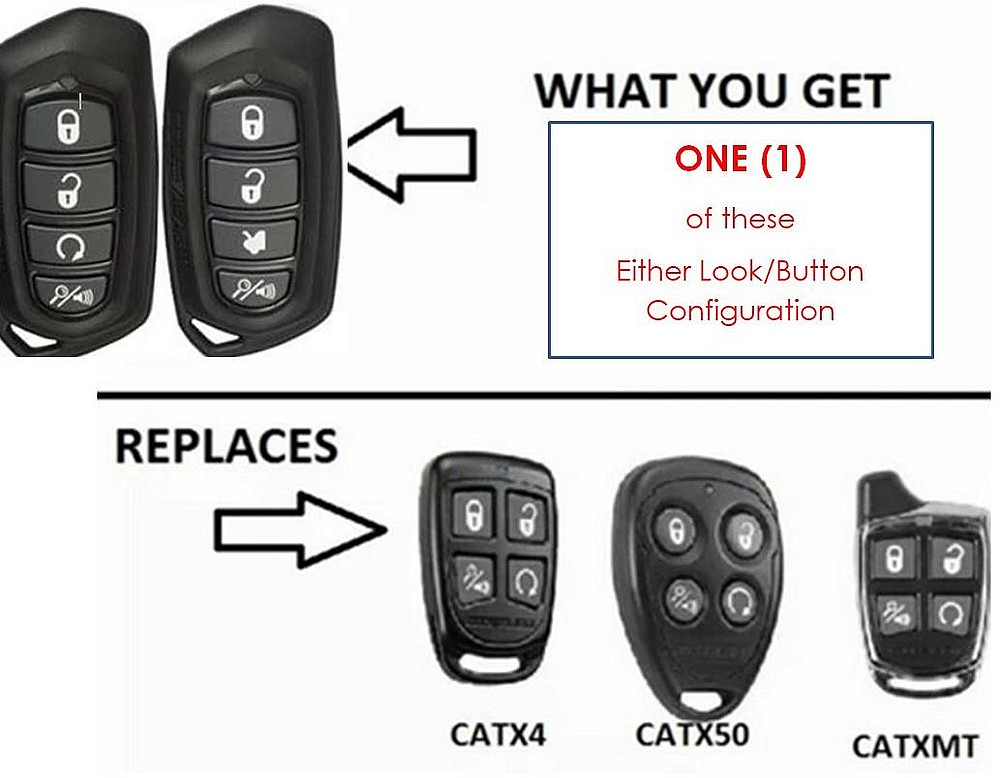 Code Alarm Key Fob H5OT46 Car Key Remote Fob