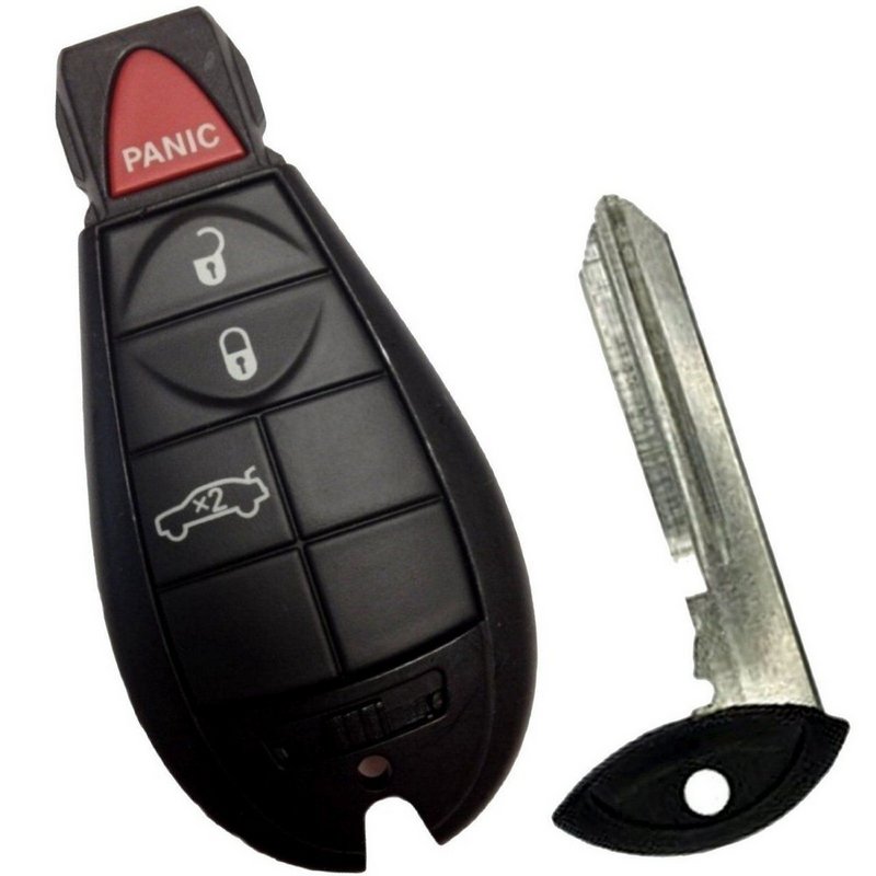 2011 Dodge Challenger keyless GO remote key fob 56046695AH control FCC