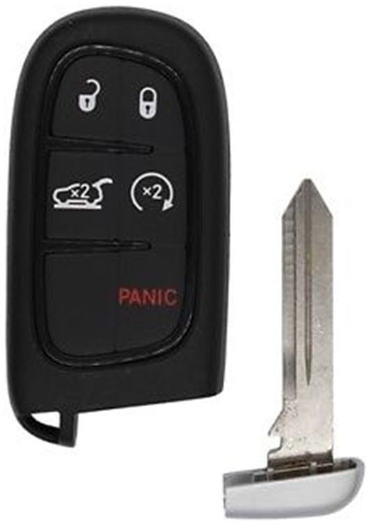 Jeep Cherokee keyless remote FCC ID GQ454T entry key fob push car start vehicle starter control