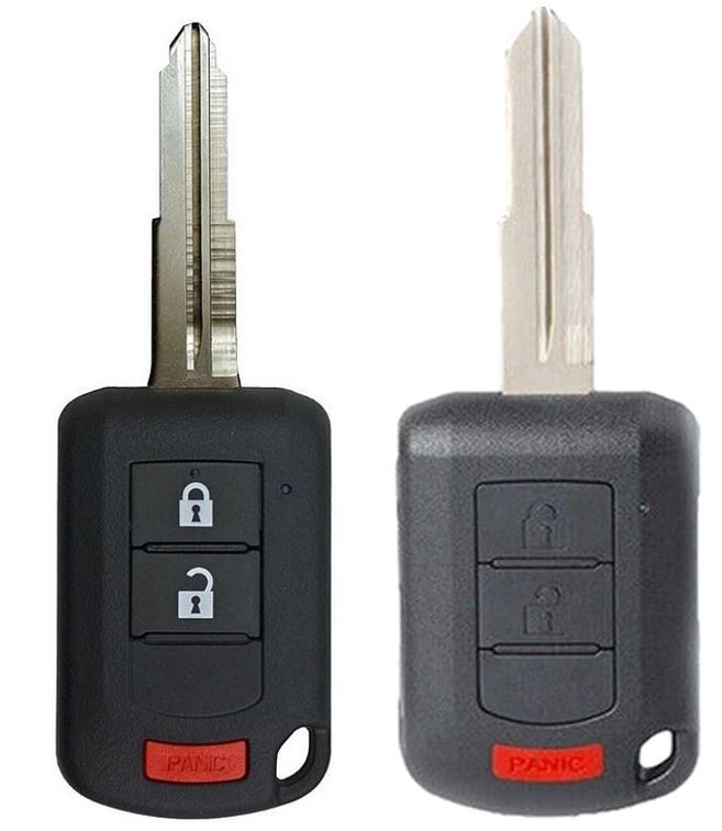 keyless remote key fob fits Mitsubishi FCC ID OUCJ166N 6370B904 keyfob