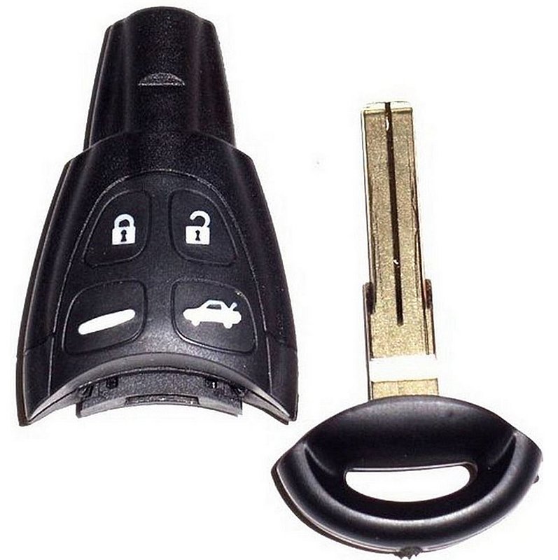 key fob fits Saab 95 2007 keyless remote keyfob VIRGIN blank key FCC