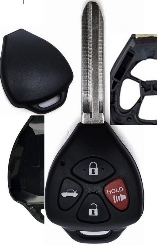 key fob fits Toyota keyless remote control ignition 4 button