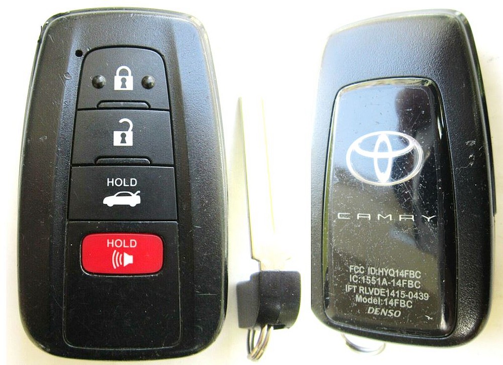 Toyota keyless entry remote smart key fob FCC ID HYQ14FBC Unlocked 121AAuo