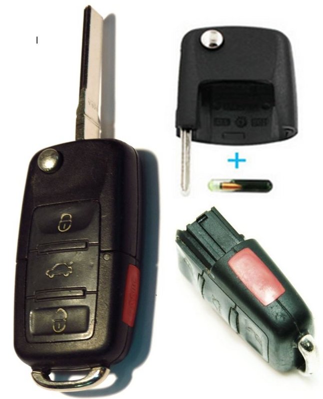 2010 Volkswagen New Beetle keyless remote key fob VW flip keyfob car