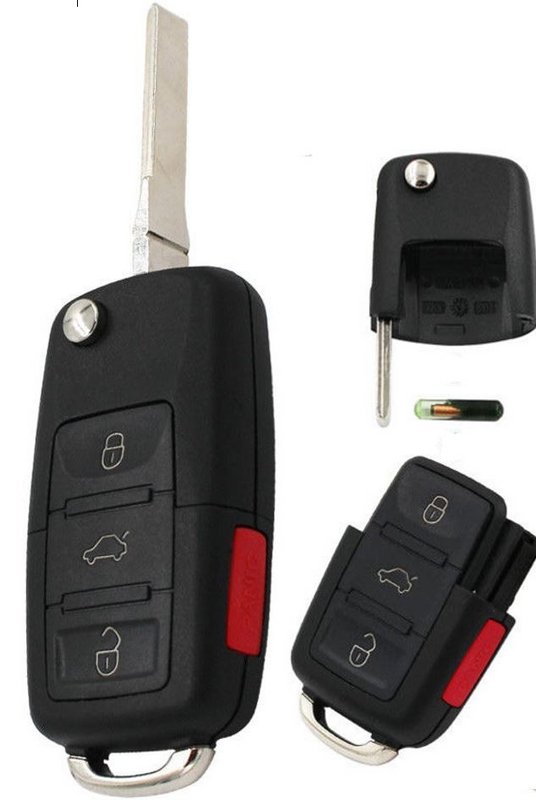 key fob for Volkswagen 1K0959753P9B9 keyless entry remote flip keyfob