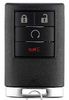 New Keyless Remote 2009 Key Fob Fits Cadillac Escalade Fcc