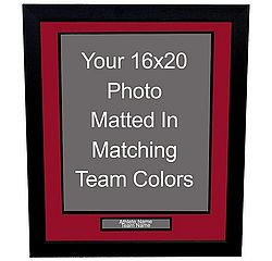 Professional 16x20 Photo Framing with Nameplate 