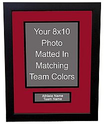Professional 8x10 Photo Framing with Nameplate 
