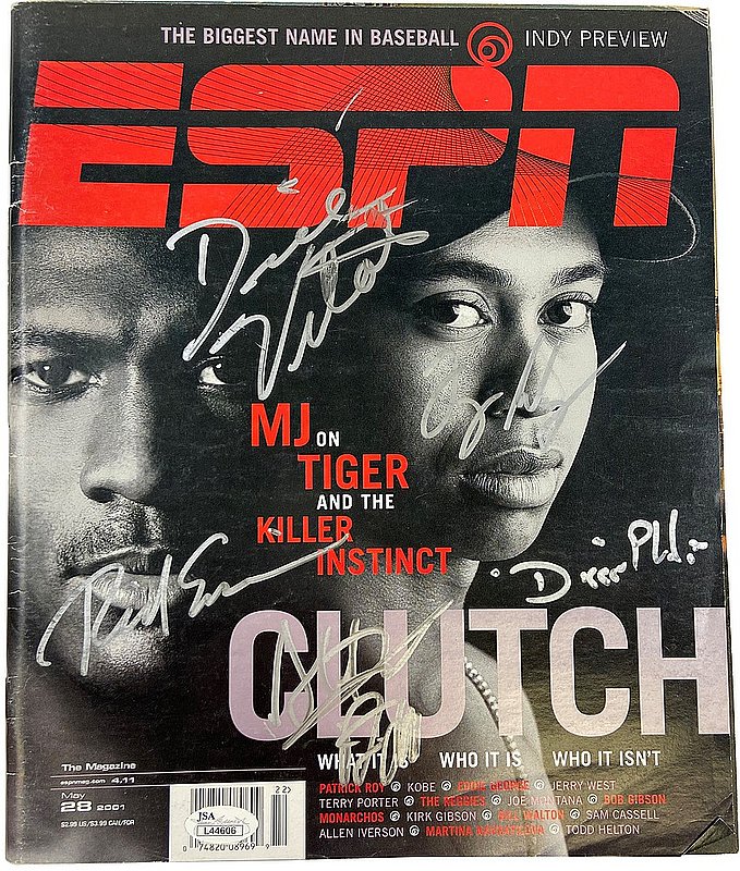 Autographed Newspapers, Magazines, and Programs