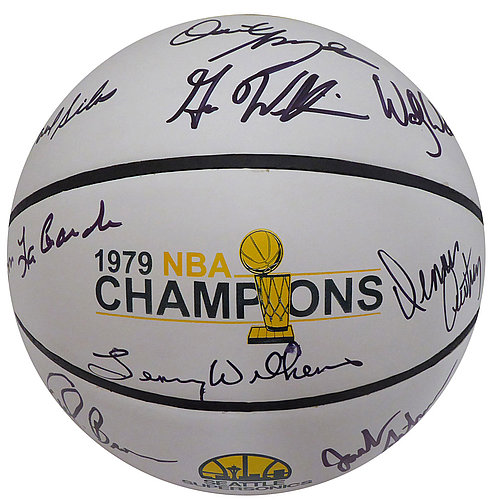 nba signed basketball