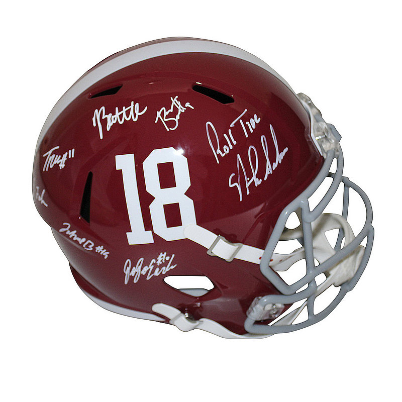 Derrick Henry signed Alabama Riddell Speed Mini Helmet 15 Heisman Steiner Holo 