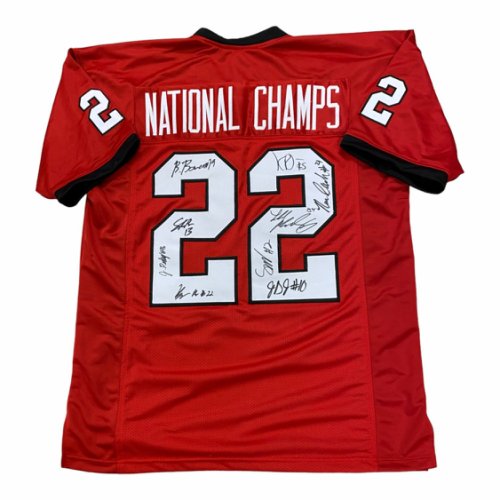 Georgia Bulldogs Autographed Jerseys