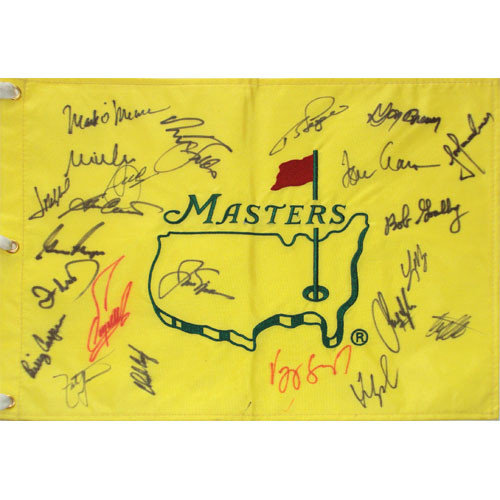 Autographed Pin Flags