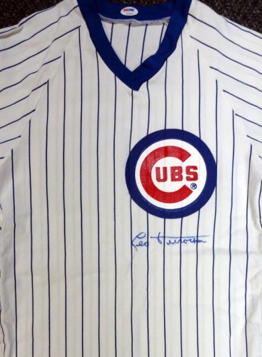 Andre Dawson Signed Chicago Cubs 1980's Style Throwback White Cooperstown  Collection Majestic Baseball Jersey w/HOF 2010
