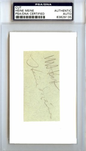 Autographed Cut Signatures