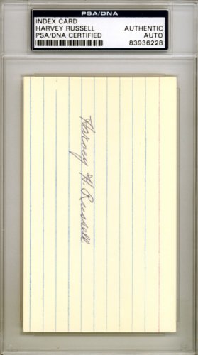 Autographed Cut Signatures