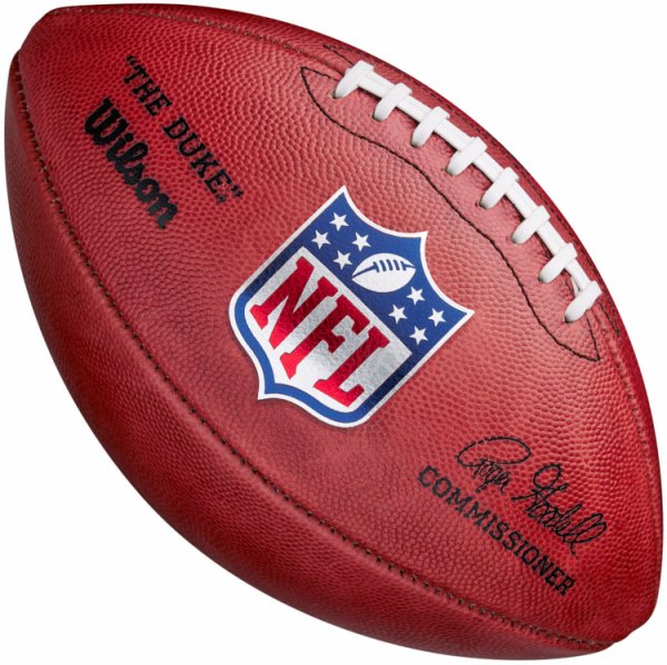 Wilson The Duke Official NFL Leather Game Football - NFL Unsigned  Miscellaneous