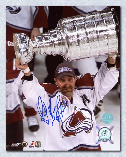 Peter Forsberg Colorado Avalanche Autographed 2001 Stanley Cup