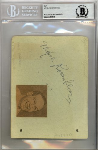Autographed Cut Signatures