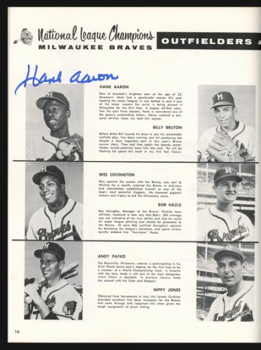 Autographed Newspapers, Magazines, and Programs