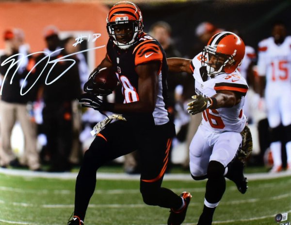 Signed AJ Green Jersey - Cincinnati Bengals Salute To Service