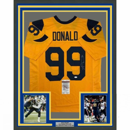 aaron donald autographed jersey