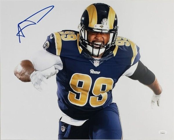 Aaron Donald Los Angeles Rams Autographed Blue/Gold Custom Jersey Si –  EMPIRE SPORTS USA