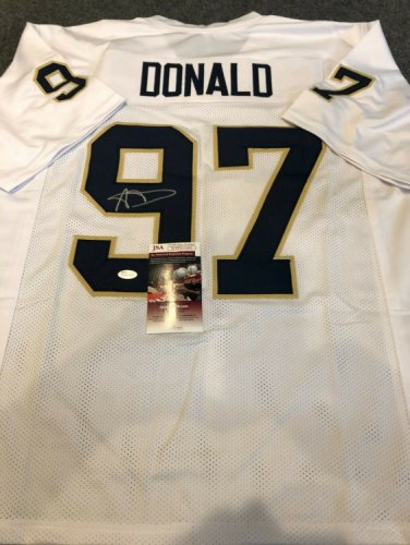 aaron donald autographed jersey