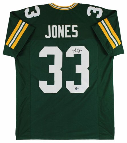 Aaron Jones Signed Green Bay Packers Jersey (Beckett) 2020 Pro Bowl Running  Back